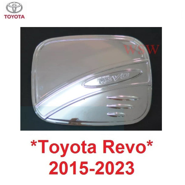เลือก ครอบฝาถังน้ำมัน Toyota Hilux Revo 2015 - 2022 โตโยต้า รีโว่ ฝาถังน้ำมัน ครอบฝาถัง ถังน้ำมัน สีชุบโครเมี่ยม