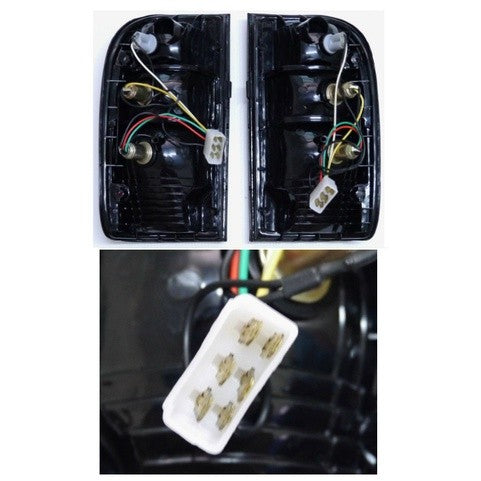 ไฟท้าย TOYOTA HILUX TIGER D4D MK4 2002-2005 เสื้อไฟท้าย โตโยต้า ไทเกอร์ ไฟท้ายรถ ไฟหลัง ไฟ แต่งไฟ อะไหล่ ฝาสามสี ไฟกระบะ - Image 2