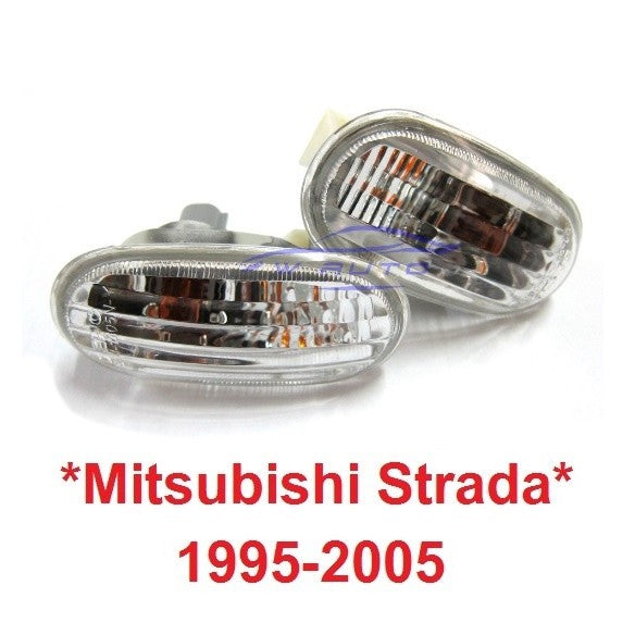 ไฟแก้ม คริสตัล MITSUBISHI STRADA 1995 - 2005 มิตซูบิชิ สตราด้า สตาด้า ไฟเลี้ยว ไฟข้างแก้ม ไฟข้าง ไฟแก้มรถยนต์