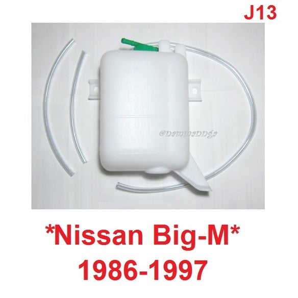 กระปุกพักน้ำ หม้อน้ำ NISSAN big m D21 1986-1997 กระป๋องพักน้ำ นิสสัน บิ๊กเอ็ม อะไหล่รถยนต์ ที่พักน้ำ Navara J13