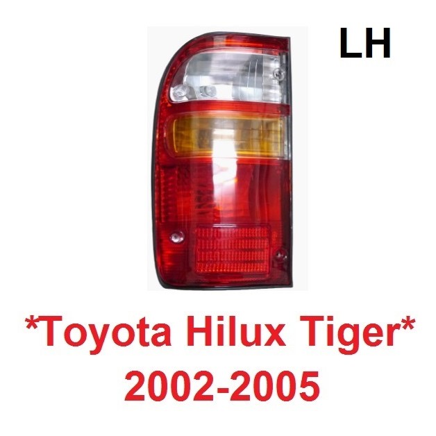 ไฟท้าย TOYOTA HILUX TIGER D4D MK4 2002-2005 เสื้อไฟท้าย โตโยต้า ไทเกอร์ ไฟท้ายรถ ไฟหลัง ไฟ แต่งไฟ อะไหล่ ฝาสามสี ไฟกระบะ - Image 5