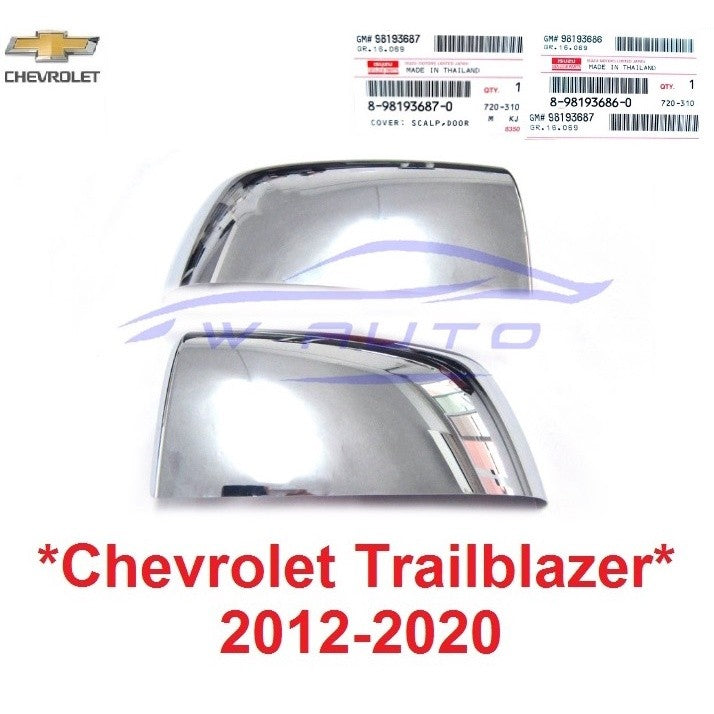 แท้ศูนย์ 1คู่ เว้าไฟ ฝาหลังกระจกมองข้าง Chevrolet Trailblazer 2012 - 2019 กระจกมองข้าง เชฟโรเลต เทรลเบลเซอร์ ฝาครอบกระจก