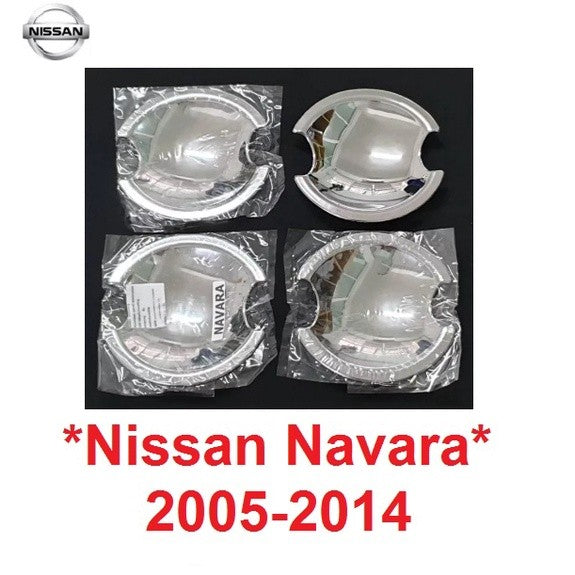 4อัน เบ้ารองมือเปิดประตู นิสสัน นาวาร่า NISSAN NAVARA 2005 - 2014 ถาดรองมือเปิด ประตู เบ้ามือจับ ถ้วยมือเปิด เบ้ากันรอย - Image 2