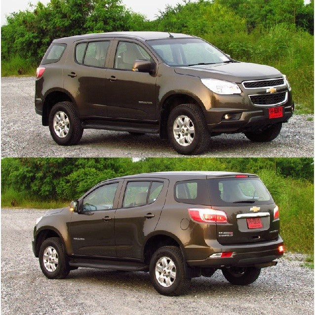 ครอบไฟหน้า ครอบไฟท้าย สีดำด้าน CHEVROLET Trailblazer 2012 2013 2014 2015 เชฟโรเลต เทรลเบลเซอร์ ฝาครอบหน้า ครอบไฟท้าย - Image 4