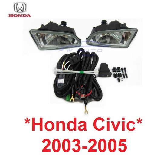 ไฟตัดหมอก สปอร์ตไลท์ HONDA CIVIC ES ฮอนด้า ซีวิค 2003 2004 2005 สปอตไลท์ โคมไฟ สปอร์ตไลต์