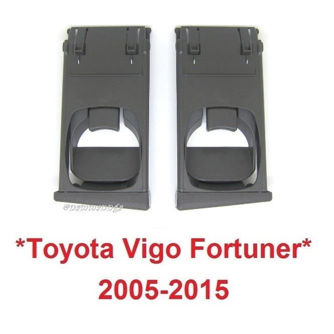 ถาดวางแก้ว สีเทา TOYOTA FORTUNER VIGO CHAMP 2005 - 2014 รางแก้ว โตโยต้า วีโก้ แชมป์ ฟอร์จูเนอร์ ที่วางแก้วน้ำ วางแก้ว