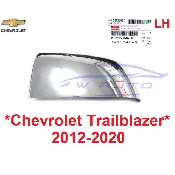 แท้ศูนย์ ซ้าย เว้าไฟ ฝาหลังกระจกมองข้าง Chevrolet Trailblazer 2012 - 2019 กระจกมองข้าง เชฟโรเลต เทรลเบลเซอร์ ฝาครอบกระจก
