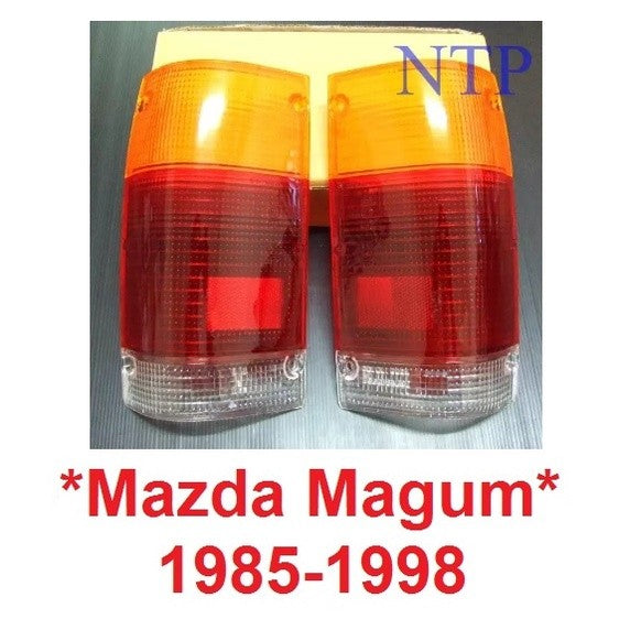 เลนส์ไฟท้าย Ford Courier Mazda Magnum Bravo 1985 - 1998 มาสด้า แม็กนั่ม บราโว่ ฝาไฟท้าย B2200 B2600 บีซีรี่ย์ ฝาครอบ