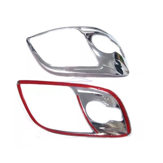 ครอบไฟหน้า MAZDA BT50 BT-50 2005 - 2011 รุ่นแรก ฝาครอบ ไฟหน้า มาสด้า บีที50 ครอบท้าย ครอบไฟรถ BT 50 ครอบตาไฟ ครอบไฟ - Image 2