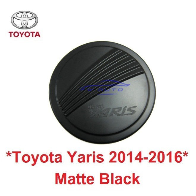 ครอบฝาถังน้ำมัน Toyota Yaris Hatchback 2014 - 2017 สีดำด้าน โตโยต้า ยาริส ฝาถังน้ำมัน ครอบฝาถัง ฝาปิด ถังน้ำมัน