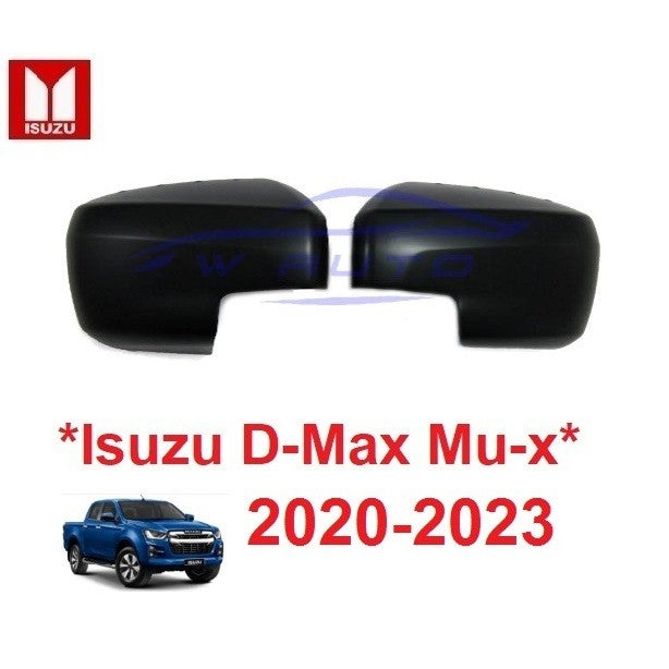 แบบแปะ รุ่นไม่มีไฟเลี้ยว ครอบกระจก Isuzu D-max MU-X MUX 2020 -2023 อีซูซุ มิวเอ็กซ์ ดีแม็กซ์ ดีแมค กระจกมองข้าง ฝาครอบ