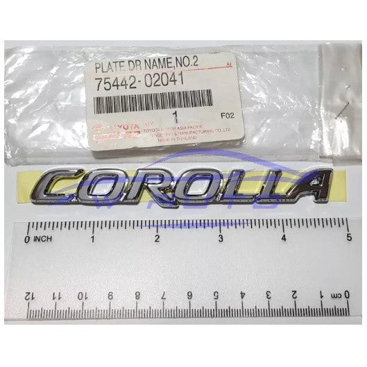 แท้ โลโก้ ตัวหนังสือ Corolla Altis โตโยต้า โคโรล่า อัลติส ป้าย สัญลักษณ์ สติ๊กเกอร์