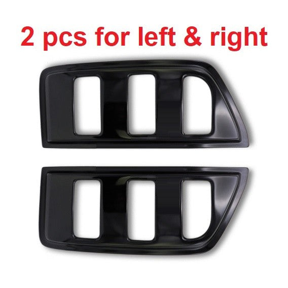 2ชิ้น ที่บังแดด รถรุ่น4ประตู Nissan Navara D40 2005 - 2013 กันสาด สีดำ นิสสัน นาวาร่า ดี40 กันแดด บังแดด บังแดดประตูหลัง - Image 2