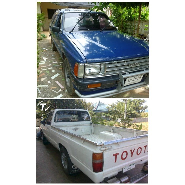มือดึงประตูใน TOYOTA HILUX HERO 1984 - 1988 โตโยต้า ฮีโร่ มือเปิดประตู ด้านใน ที่เปิดประตู มือดึงประตู ในรถ RN55 LN65 - Image 3