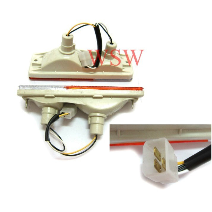 ฝาขาวส้ม ไฟกันชน NISSAN DATSUN 720 ปี 1980-1986 นิสสัน ดัสสัน ไฟหรี่กันชน ไฟตัดหมอก - Image 2