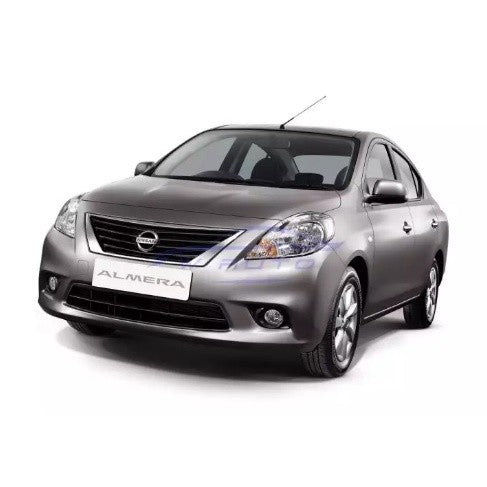 ชายบันได Nissan Almera 2011 - 2019 กันรอยประตู สแตนเลส นิสสัน อัลเมร่า สคัพเพลท คิ้วกันรอยขอบประตู ชายบันไดประตู - Image 3