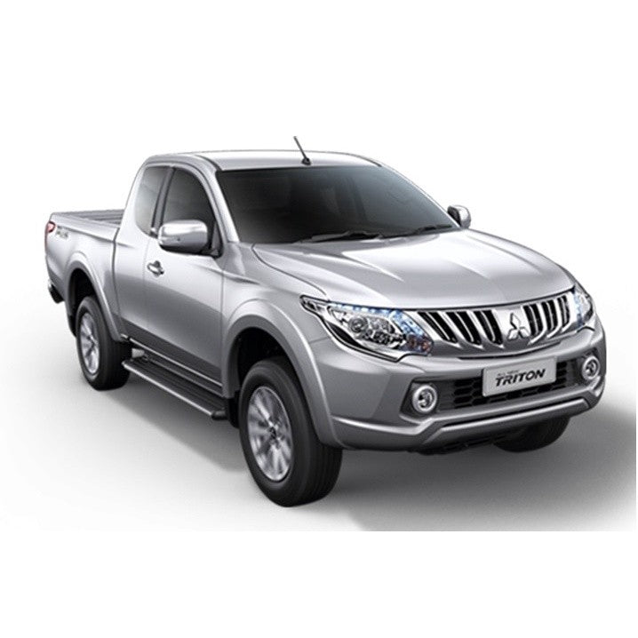 รุ่น 2ประตูแคป กันรอยประตู Mitsubishi Triton MQ MR 2014 2015 - 2020 สแตนเลสสตีล มิตซูบิชิ ไทรทัน ชายบันไดประตู ชายบันได - Image 3