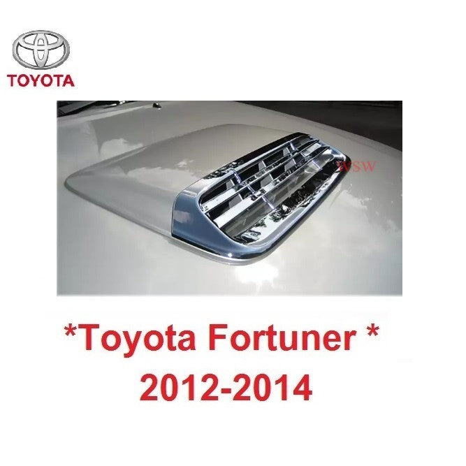 ครอบช่องลม TOYOTA FORTUNER 2012-2014 ชุบโครเมี่ยม โตโยต้า ฟอร์จูเนอร์ ครอบจมูก ครอบสคู๊ป จมูก ช่องระบายลม วีโก้ แชมป์