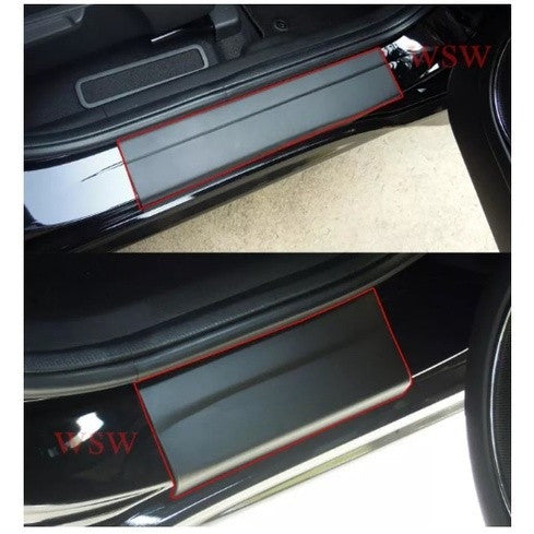 4อัน ชายบันได พลาสติก Honda HR-V HRV 2015 - 2021 กันรอยประตู ฮอนด้า เอชอาร์วี กันลาย ประตู สีดำด้าน - Image 2