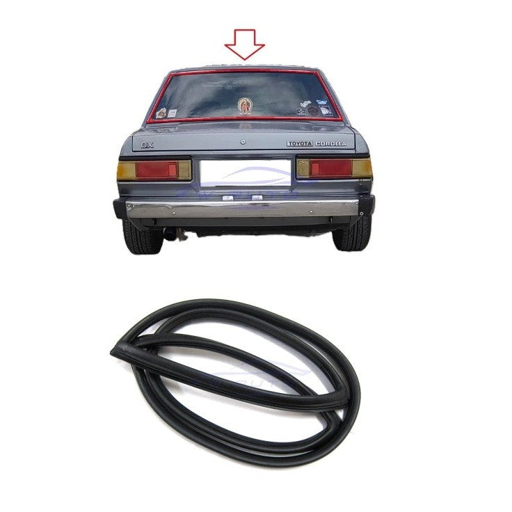 ยางขอบ กระจกหลัง TOYOTA COROLLA KE70 TE71 TE72 โตโยต้า เคอี70 โตโยต้า 1979 - 1987 ยางกระจกหลัง คิ้วกระจกหลัง - Image 2