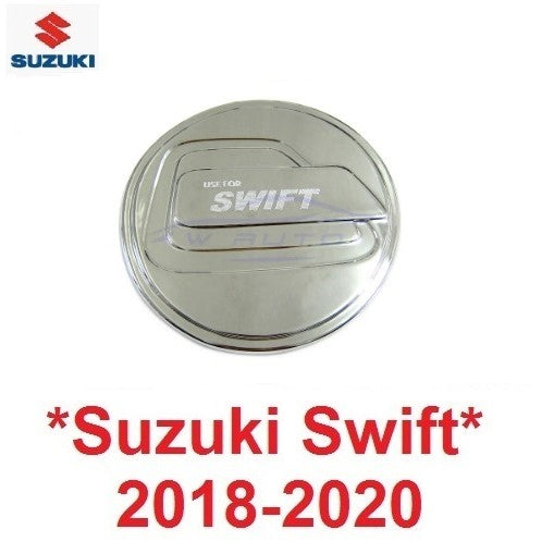 ชุบโครเมี่ยม ครอบฝาถังน้ำมัน SUZUKI SWIFT 2018 2019 2020 ซูซูกิ สวิฟ สวิฟซ์ ครอบ ฝาถังน้ำมัน ฝาปิดถัง มีโลโก้
