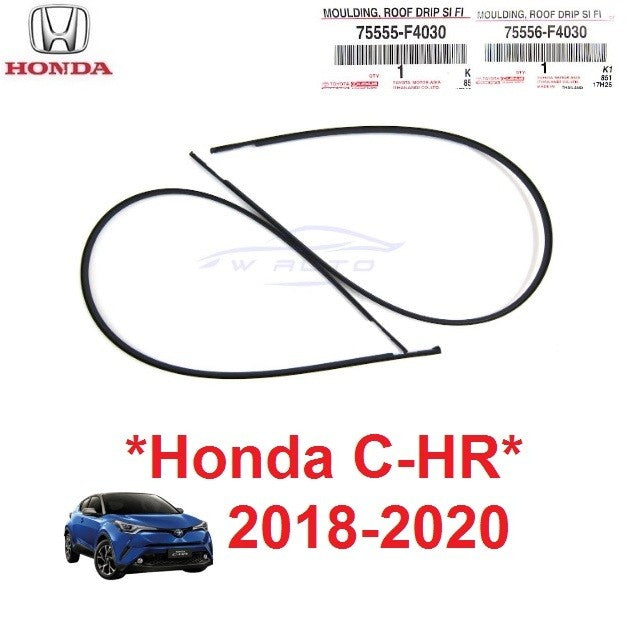 แท้เบิกศูนย์ ยางรางน้ำหลังคา TOYOTA C-HR 2018 - 2020 คิ้วหลังคา โตโยต้า ซีเอชอาร์ คิ้ว ยาง รางน้ำหลังคา CHR