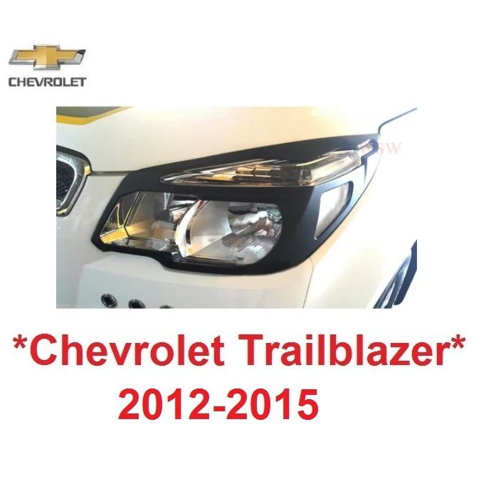 ครอบไฟหน้า สีชุบโครเมี่ยม Chevrolet Trailblazer 2012 - 2015 ครอบไฟ เชฟโรเลต เทรลเบลเซอร์ ไฟหน้า ฝาครอบหน้า - Image 8