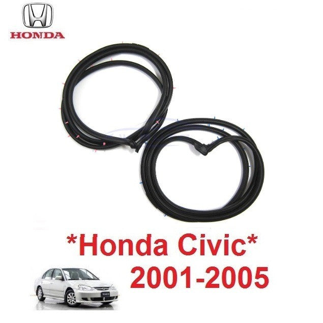 ยางขอบประตู ฮอนด้า ซีวิค 2001 - 2005 ยางขอบประตูรถ HONDA CIVIC ยางซีล ยางกันเสียง