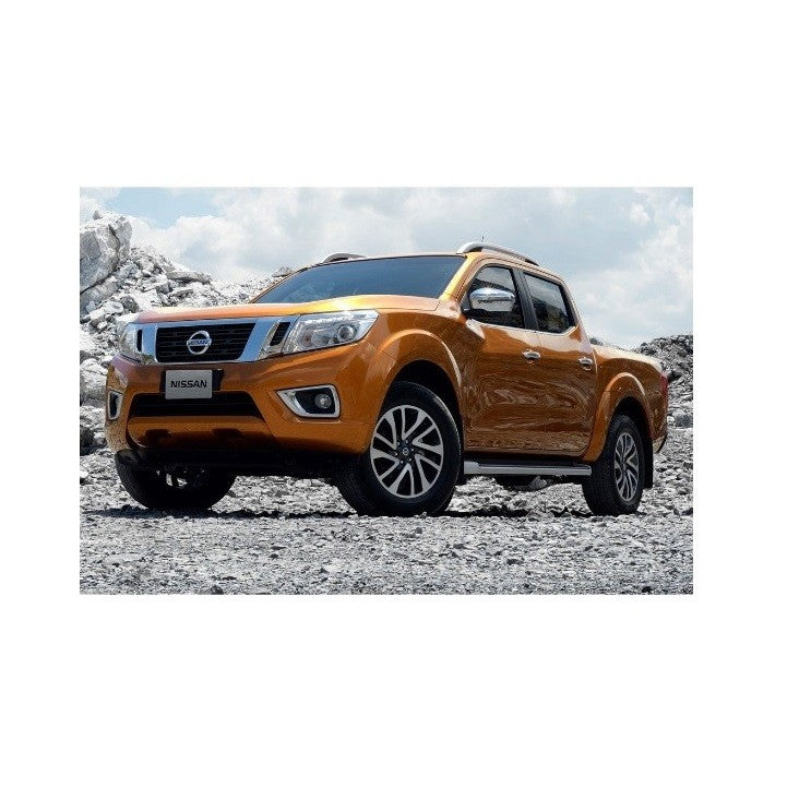 4ปต ยกสูง ครอบฝาถังน้ำมัน Navara NP300 2014 - 2020 นิสสัน นาวาร่า ถังน้ำมัน ครอบฝาถัง ฝาถังน้ำมัน Nissan 4WD ดำ โลโก้แดง - Image 4