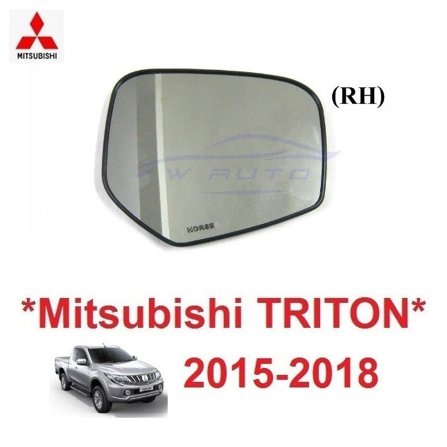 เนื้อกระจกมองข้าง MITSUBISHI TRITON 2015 - 2018 มิตซูบิชิ ไทรทัน ไตตั้น กระจกมองข้าง กระจก เลนส์ 2014 - Image 6