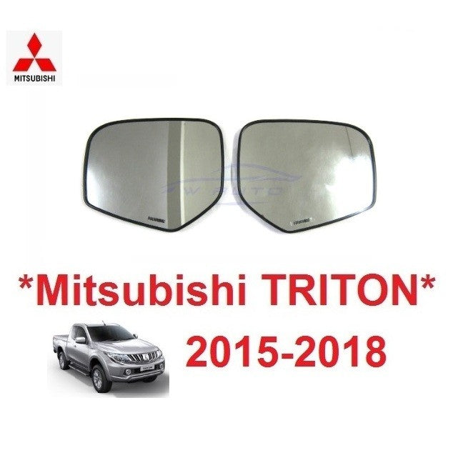เนื้อกระจกมองข้าง MITSUBISHI TRITON 2015 - 2018 มิตซูบิชิ ไทรทัน ไตตั้น กระจกมองข้าง กระจก เลนส์ 2014