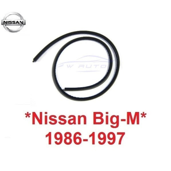คิ้วกระจกหน้า เส้นบน NISSAN BIG-M D21 TD25 TD27 1986-1997 ยางขอบกระจกหน้า คิ้วยาง กระจกหน้า นิสสัน บิ๊กเอ็ม คิ้วกระจก
