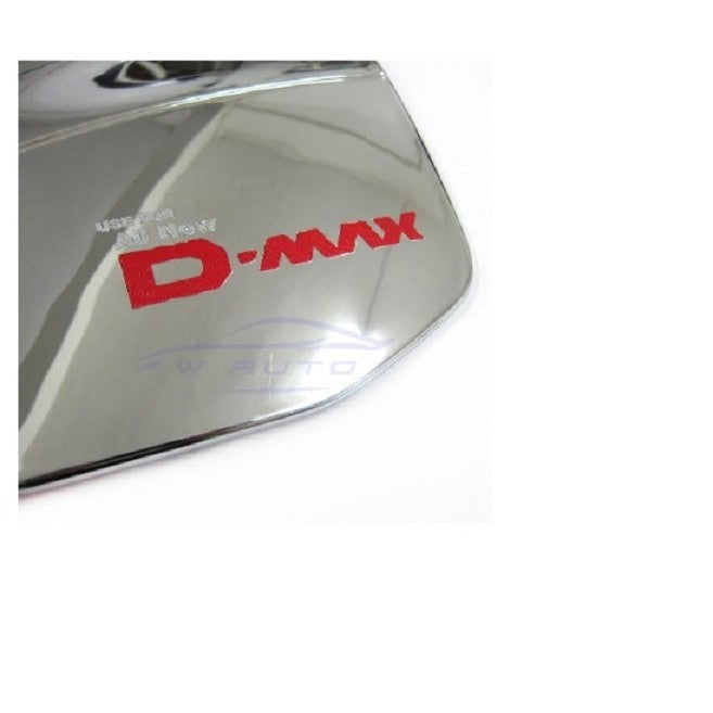 ตัวสูง ชุบแดง ครอบฝาถังน้ำมัน Isuzu Dmax D-max 2012 - 2019 อีซูซุ ดีแม็กซ์ 2-4 ประตู ดีแมค ครอบฝาถัง ครอบฝาปิดถัง - Image 3