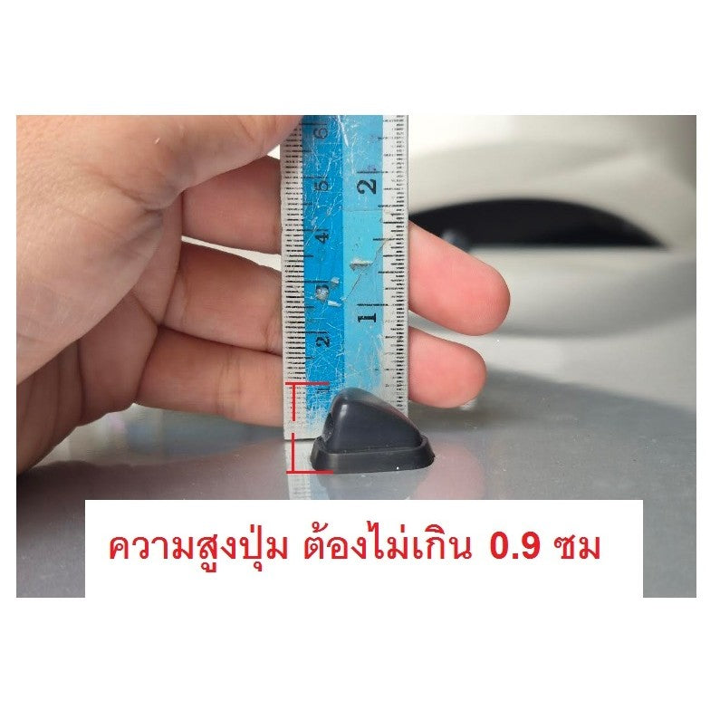 ครอบหัวฉีดน้ำฝน ลายคาร์บอน เคฟล่า ติดรถทั่วไป ครอบที่ฉีดน้ำฝน โตโยต้า ฮอนด้า นิสสัน มิตซูบิชิ ฟอร์ด ครอบฉีดน้ำฝน - Image 4